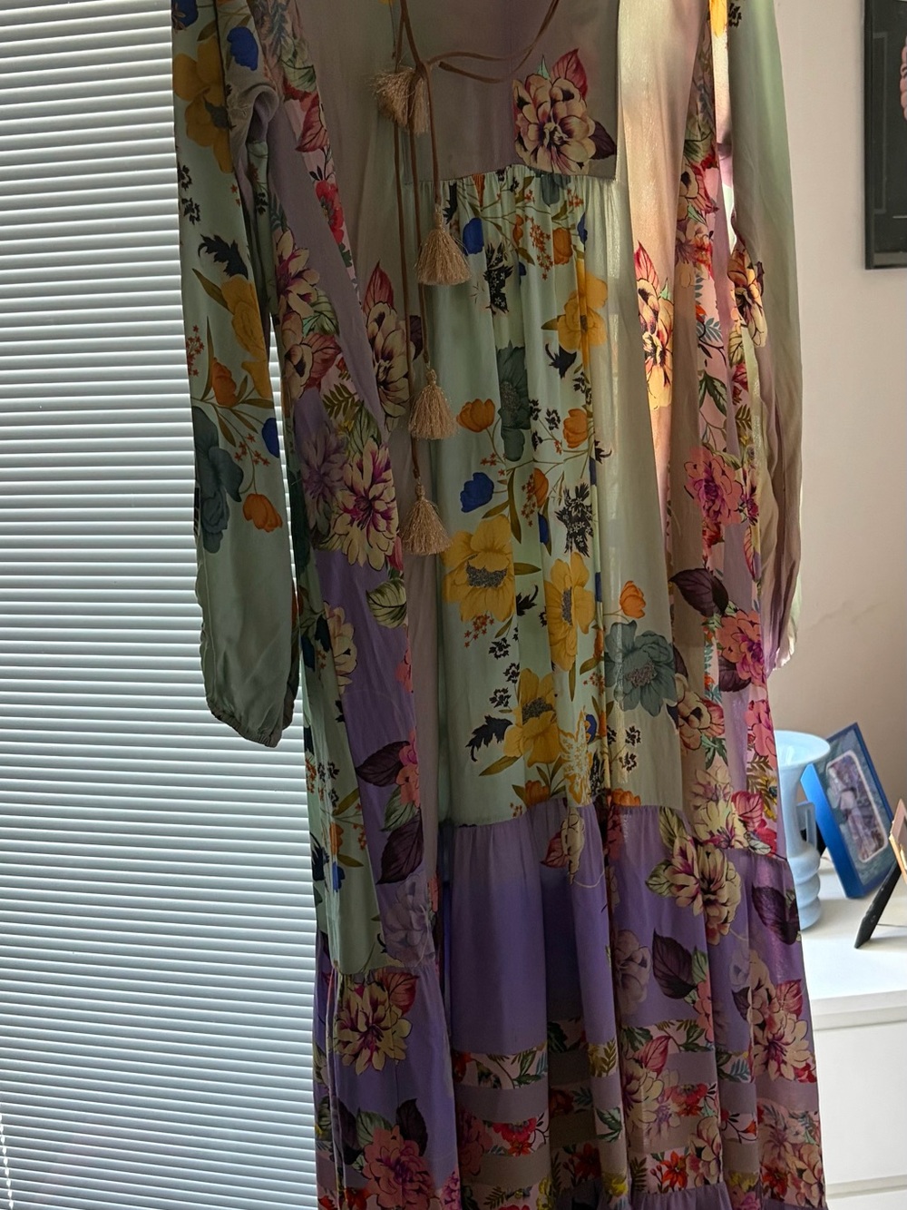 Johnny Was silk blend Penelope Maxi dress - Picture 6 of 11